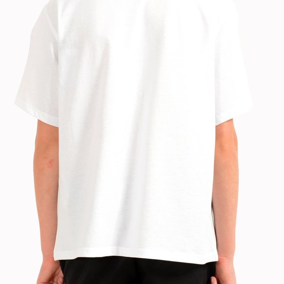 Emporio Armani EA7 Girls White Short Sleeve Logo Print T-Shirt - Picture 7 of 7